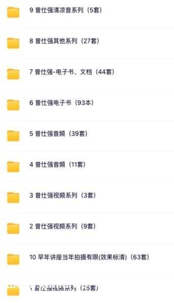 曾仕强988G全部所有视频最全音频文档资料合集-