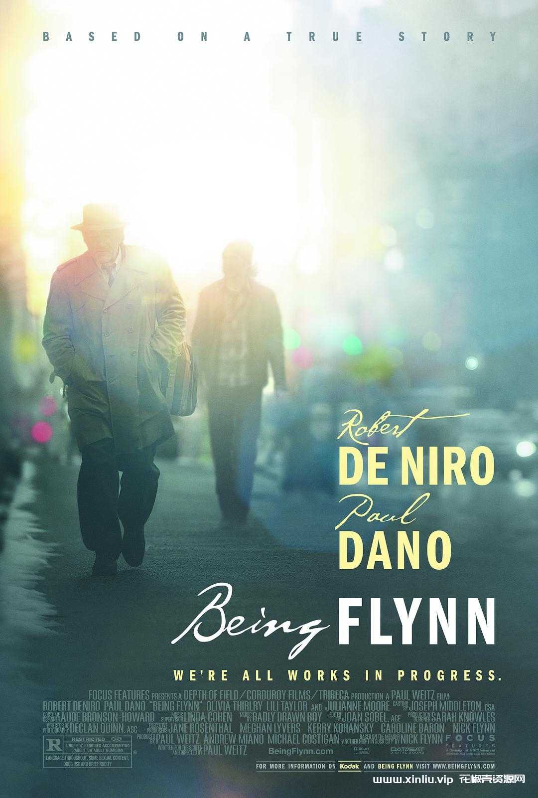 美剧《成为弗林/我的单身爸爸/衰城烂夜/Being Flynn》1080P高清蓝光种子网盘下载