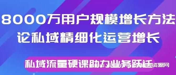 《8000万用户规模增长方法论》