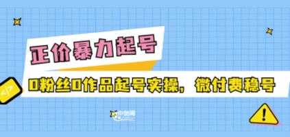 老马电商《多种起号方式实操+话术+投流》正价暴力起实操号