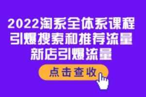 《淘系全体系课程》新店引流-百度云网盘下载