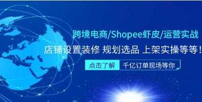 《跨境电商/Shopee虾皮/运营实战训练营》