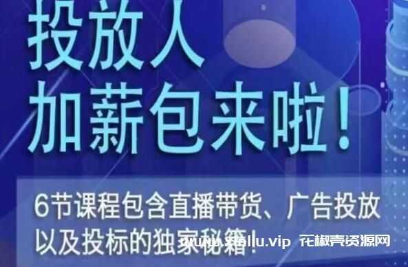 《直播带货、广告投放、以及投标的独家秘籍》