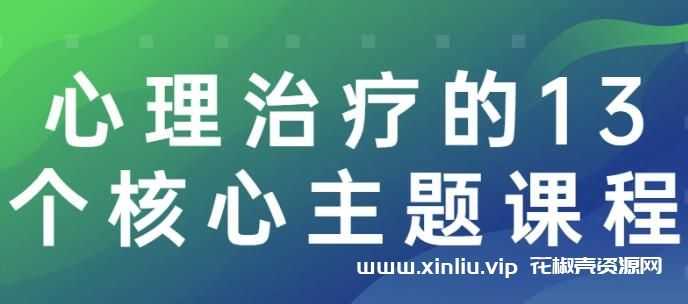 张沛超《心理治疗的13个核心主题》