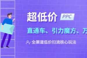 超低价ppc《直通车引力魔方万相台》视频学习资料[MP4/686.3 MB]百度云网盘下载