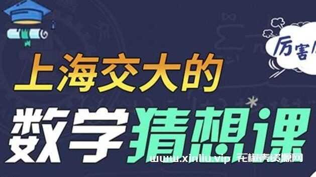 《上海交大的数学猜想课》